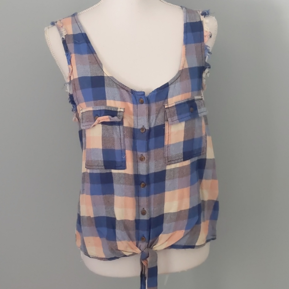 Pink and Blue Plaid